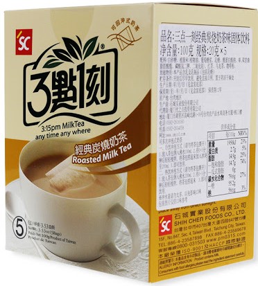 3点1刻【经典炭烧奶茶】台湾进口 可回冲式奶茶 (5袋装) 5x20g