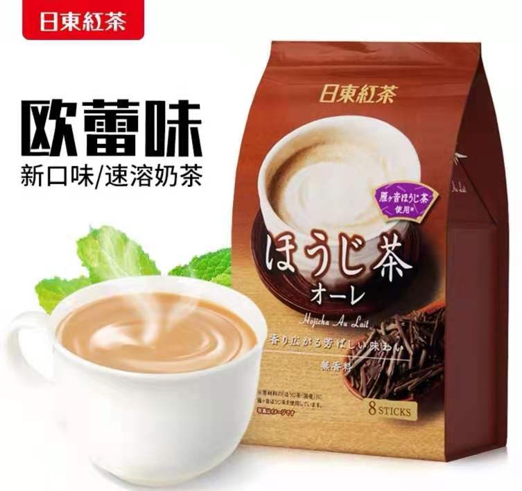 NITTO 日东红茶【烘焙煎茶味】日本进口 选用100%北海道全脂奶粉 (8袋装) 112g