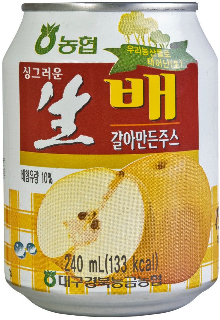 NONGHYUP【韩国秋梨汁】韩国进口 带秋梨果肉 (单罐) 240ml