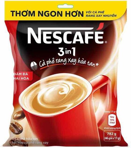 雀巢【三合一即溶咖啡】速溶原味咖啡 (48条) 特大优惠装 816g