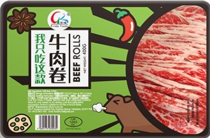 金达【牛肉卷】肥牛卷 400g