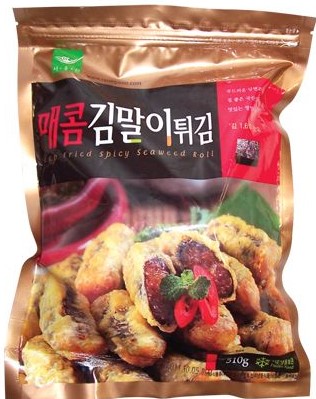 SAONGWON【粉条紫菜卷 - 香辣味】韩国进口 蔬菜粉丝海苔卷 510g