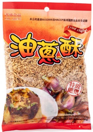 耆盛【油葱酥】台湾进口 红葱油酥 葱油拌面 台式卤肉饭炒饭增香调味料 150g