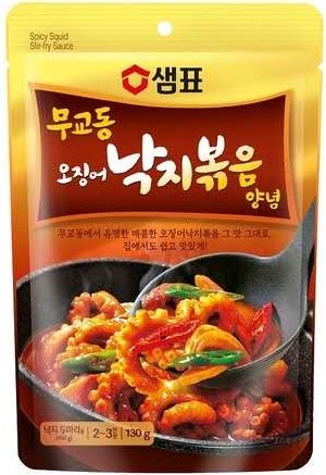 SEMPIO【韩式香辣鱿鱼酱】韩国进口 辣炒章鱼海鲜调料汁腌酱料 180g