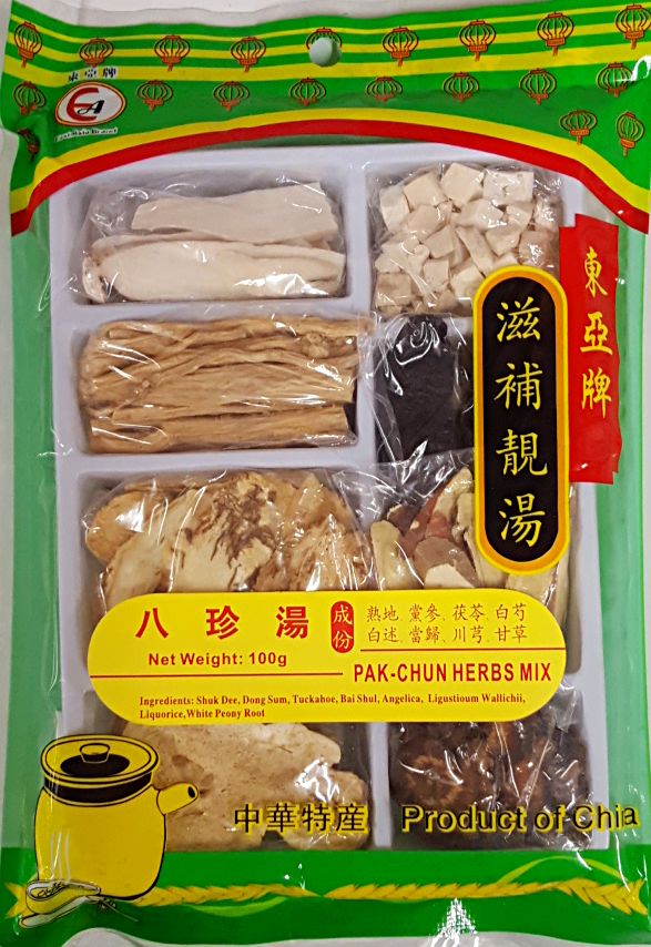 东亚【八珍汤】炖汤煲汤专用汤料包 暖宫体寒女生调理100g