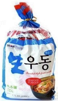 SEOUL【海鲜汤乌冬面】韩国进口 附带调料包 (3人份) 690g