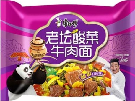 康师傅【老坛酸菜牛肉面】(单包) 114g