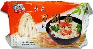 麦老大【台式刀削面】花瓣面 花边宽片挂面 430g