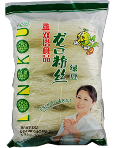 双塔 【龙口粉丝】火锅麻辣烫鸭血扇贝花甲粉专用 (4扎装) 180g