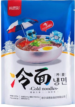 韩恩彩【荞麦冷面】附带调料包&amp;汤料汁 555g