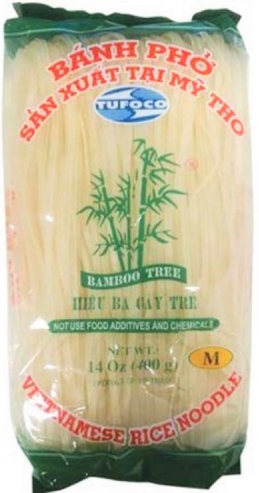 BAMBOO TREE【干河粉 3mm宽】越南PHO汤河粉 泰式PadThai炒河粉专用 400g