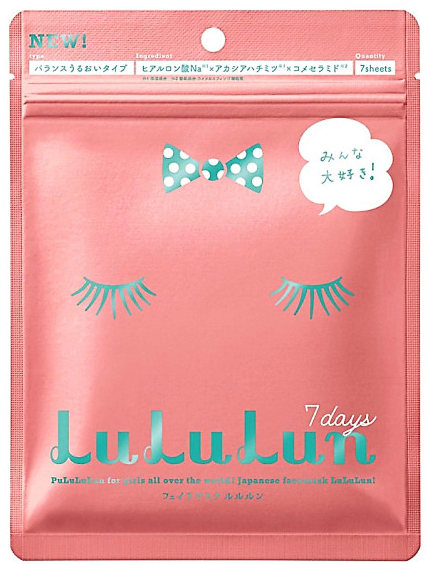 Lululun日本超人气平衡面膜-保湿粉 (7片装)