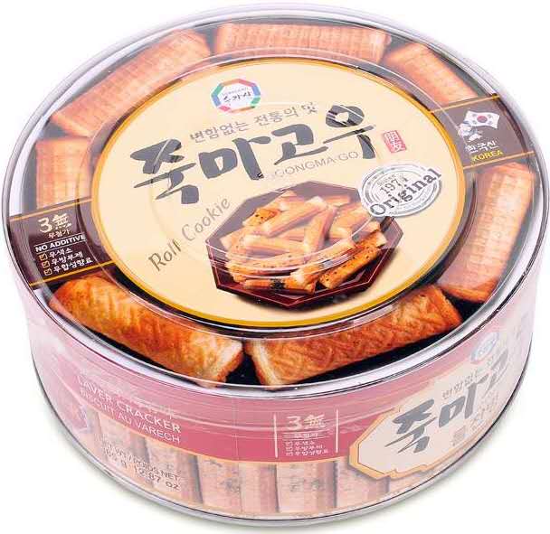 SURASANG【韩式蛋卷 海苔味】韩国进口 竹马故友卷心饼 365g