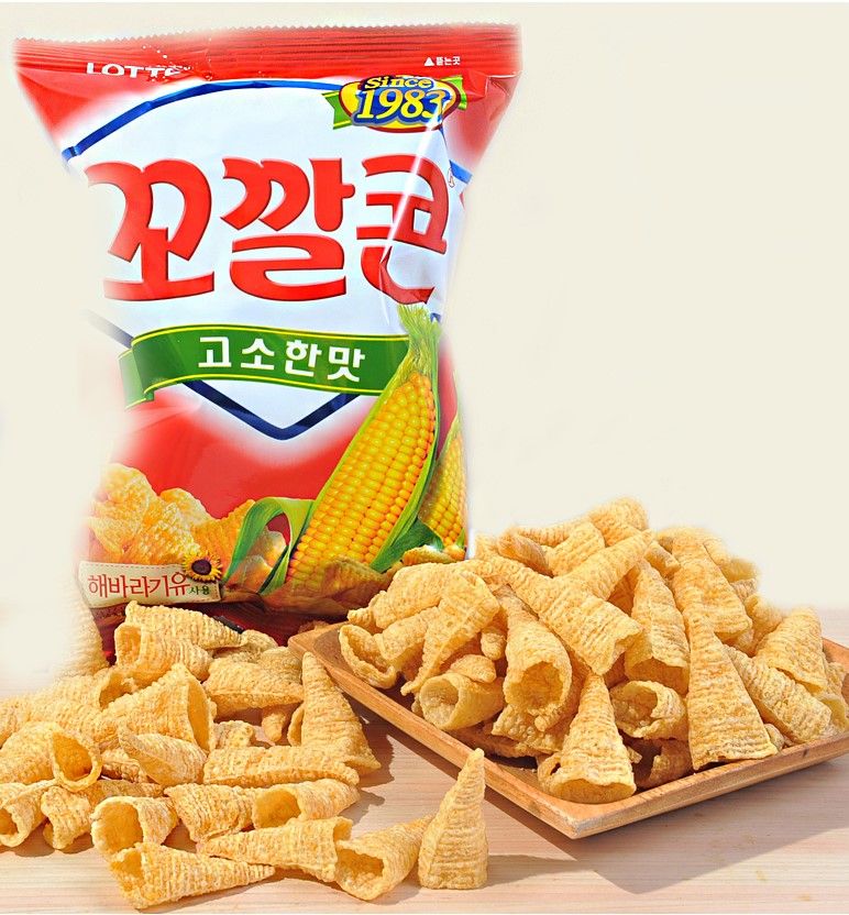 乐天【妙脆角 - 原味】韩国进口 玉米脆脆角/妙脆角 72g 