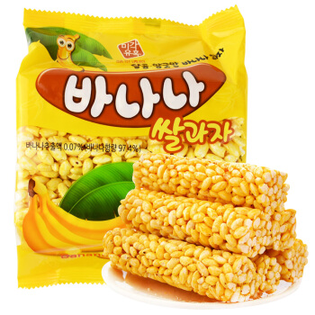 MAMMOS 味觉诱惑【香蕉味大米棒】韩国进口 米通条爆米花 70g