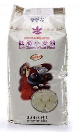 紫兰花【馒头专用粉】低筋小麦粉/馒头粉/低筋面粉 (内配小包酵母) 1kg