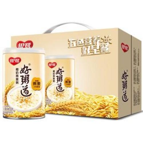 银鹭 好粥道【椰奶燕麦粥】(1箱12罐) 12x280g