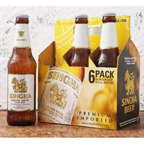 SINGHA【泰国胜狮啤酒】(6瓶装) 6x330ml