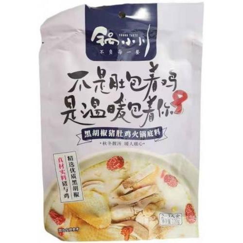 锅小小【黑胡椒猪肚鸡火锅底料】2-3人份 120g