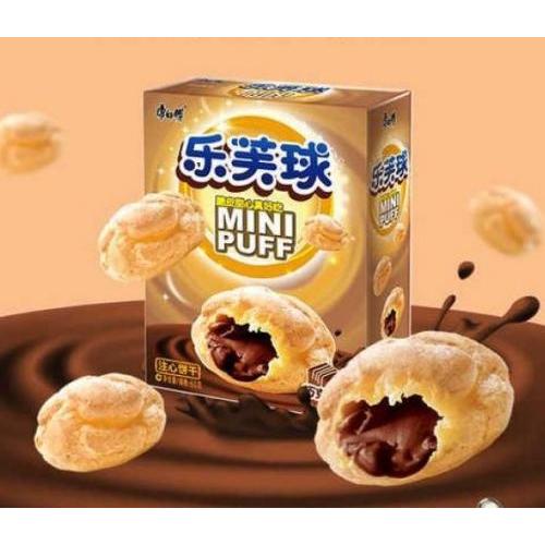 康师傅【乐芙球 - 巧克力味】巧克力小泡芙 50g