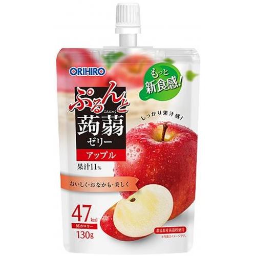 ORIHIRO 韩国蒟蒻果冻【苹果味】减肥神器 低脂低卡果冻 130g