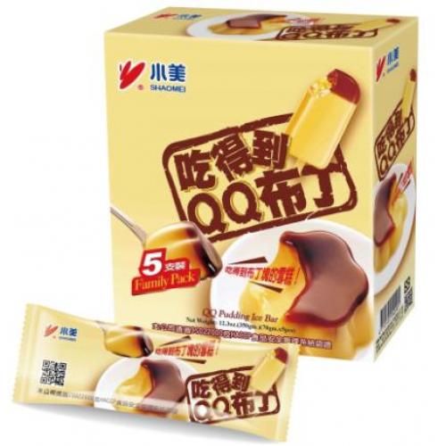小美【QQ布丁雪糕】台湾进口 冰淇淋/冰棒 (5枚入) 350g
