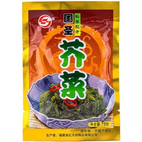 国圣【芥菜】下饭菜/榨菜/酱腌菜 75g