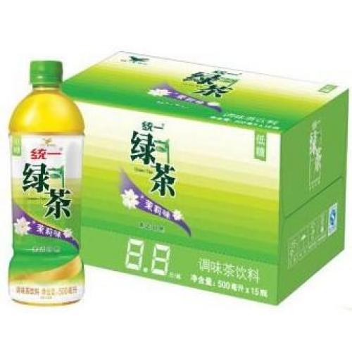 统一【绿茶 - 茉莉味】(1箱15支) 15x500ml
