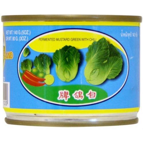 PIGEON【腌芥菜】华南菜下饭菜/榨菜/酱腌菜 (易拉罐) 140g