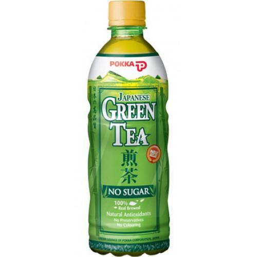 POKKA【日式煎茶】无糖绿茶 500ml