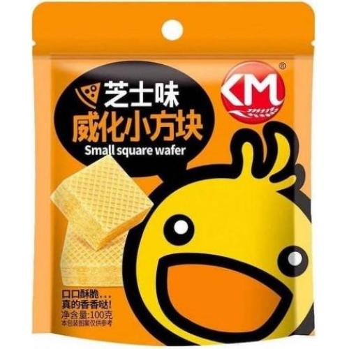 卡曼小黄鸭【咸蛋黄味威化小方块】100g
