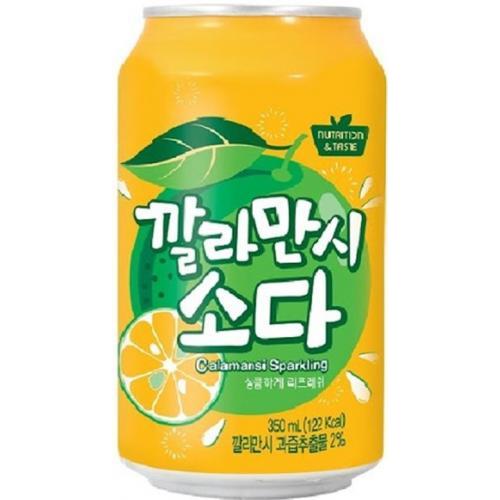 SAMJIN【金桔柠檬味汽水】韩国进口 碳酸饮 350ml