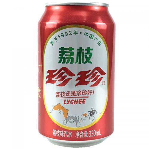 珍珍【荔枝味汽水】330ml