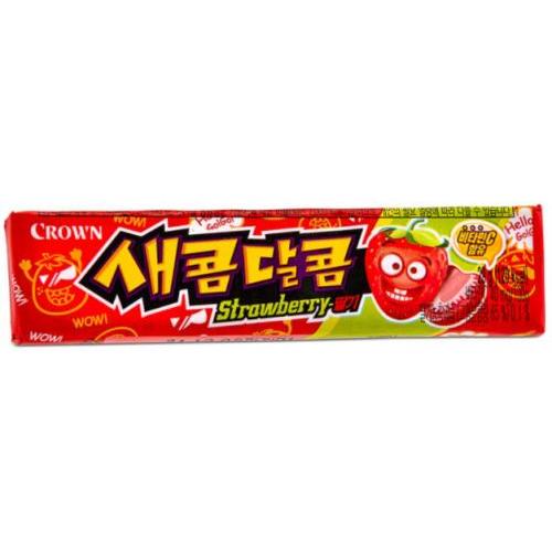 CROWN 软糖【草莓味】韩国进口 水果果汁软糖 50g