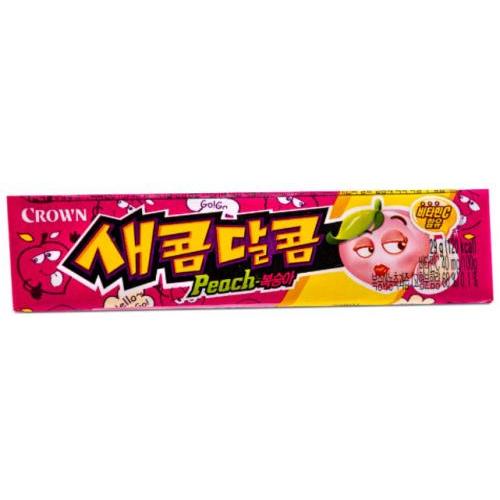 CROWN 软糖【水蜜桃味】韩国进口 水果果汁软糖 50g