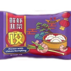 康乐 手工水饺【鲜虾韭菜】410g