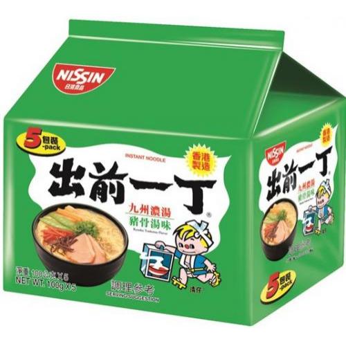 出前一丁【九州浓汤猪骨味】(5袋装) 5x100g
