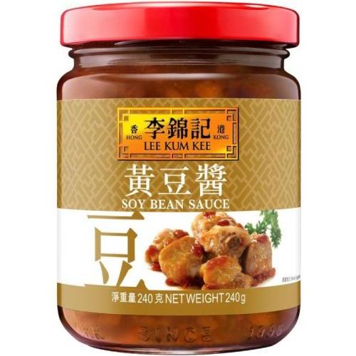 李锦记【黄豆酱】豆瓣酱大豆酱/烤肉蒸鱼蒸排骨调味酱 240g