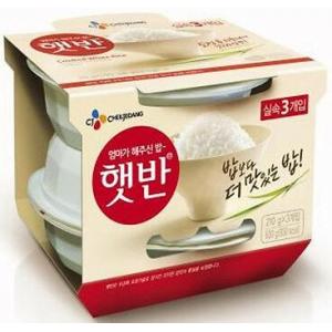 韩国 即食米饭 可微波 (3盒装) 3x210g