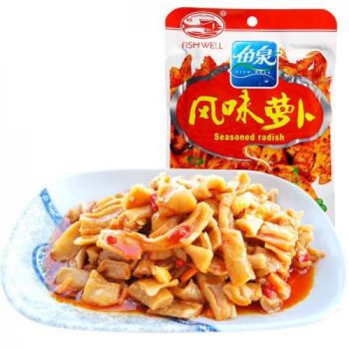 鱼泉【风味萝卜 - 麻辣味】下饭菜/榨菜/酱腌菜 80g