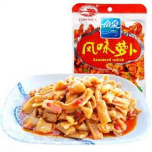 鱼泉【风味萝卜 - 麻辣味】下饭菜/榨菜/酱腌菜 80g