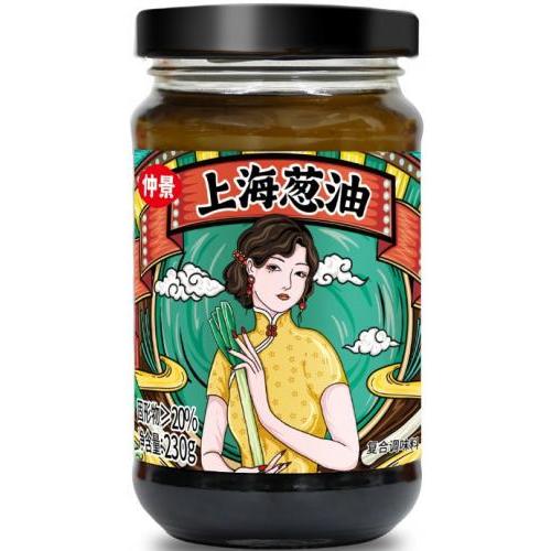 仲景【上海葱油】葱油拌面/葱油豆腐/拌菜/拌白切鸡专用 230g