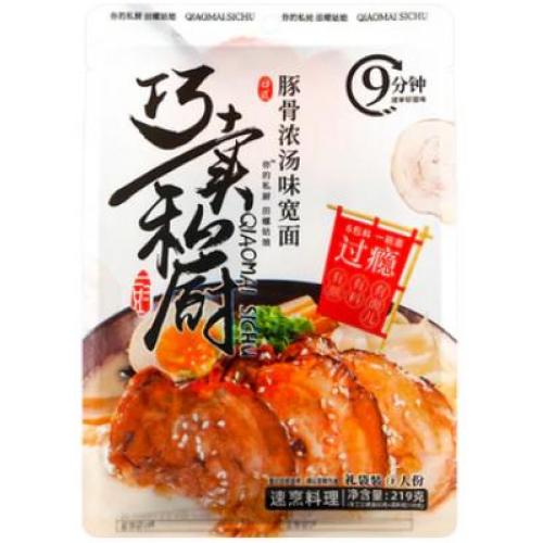 巧卖私房【日式豚骨浓汤味宽面】219g