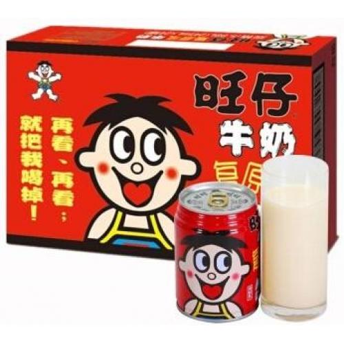 旺旺【旺仔牛奶】 (1箱 24罐) 24x245ml
