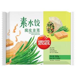 思念 素水饺【腐皮韭菜】500g