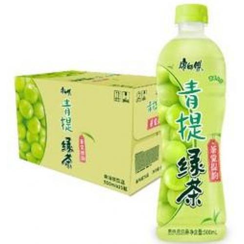 康师傅【青提绿茶】(1箱15支) 15x500ml