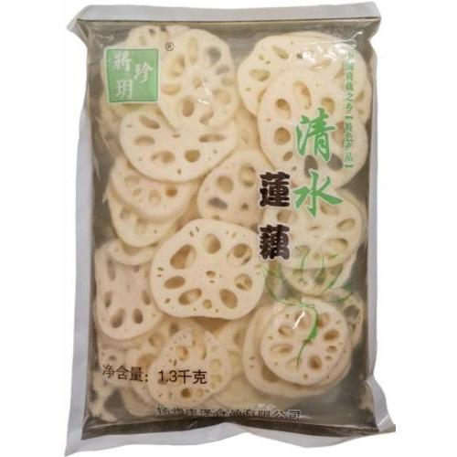 将珍玥【清水莲藕】免处理藕片 火锅干锅麻辣烫冒菜凉拌炒菜炖肉 (3-4人份) 1.3kg