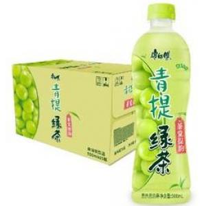 康师傅【青提绿茶】(1箱15支) 15x500ml