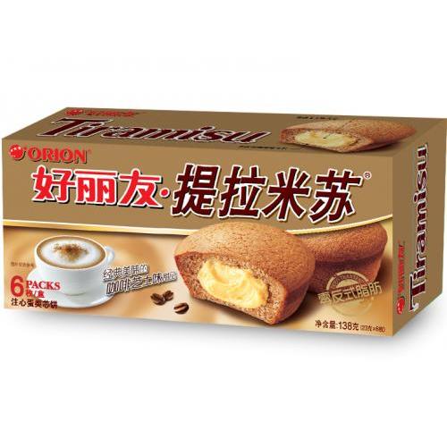好丽友【提拉米苏派】中盒 (6只装) 6x23g