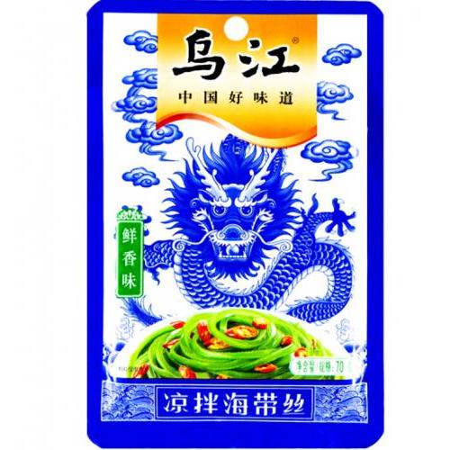 乌江【凉拌海带丝 - 鲜香味】下饭菜/榨菜/酱腌菜 70g